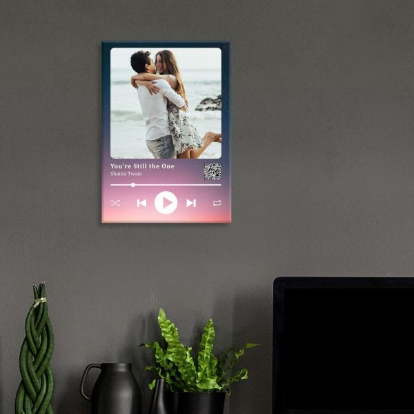 Spotify z Twoim zdjęciem i tekstem na prezent 