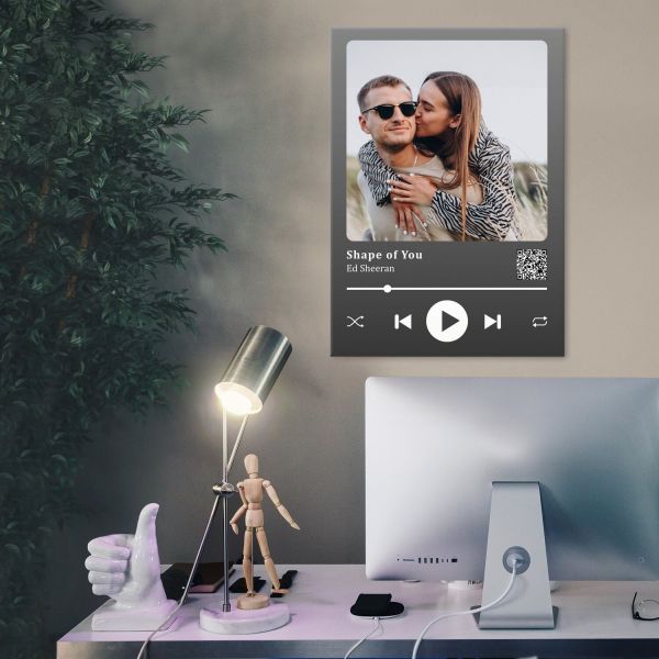 Spotify z Twoim zdjęciem i tekstem na prezent 