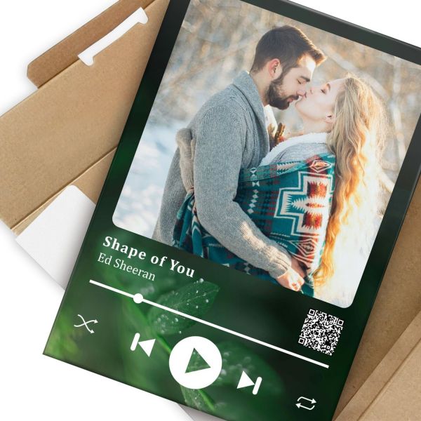 Spotify z Twoim zdjęciem i tekstem na prezent 