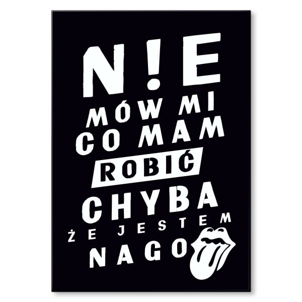 nie mów co mam robić black