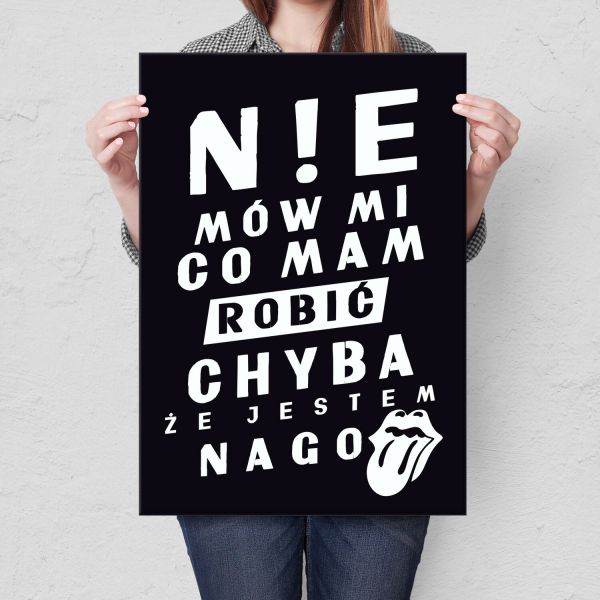 nie mów co mam robić black