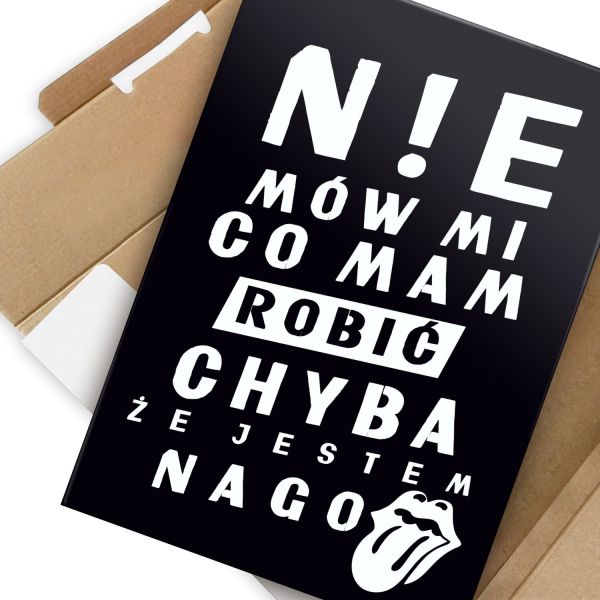 nie mów co mam robić black