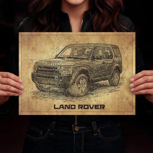 Land Rover drawn