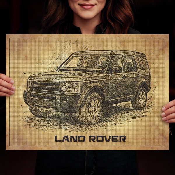 Land Rover drawn