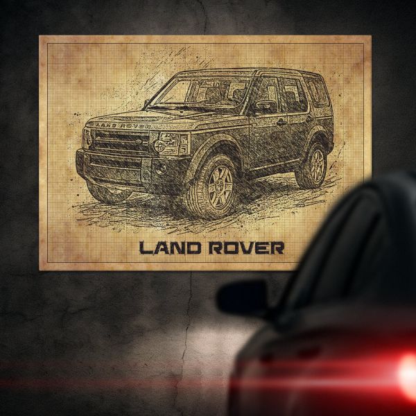 Land Rover drawn
