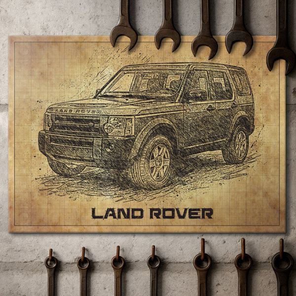 Land Rover drawn