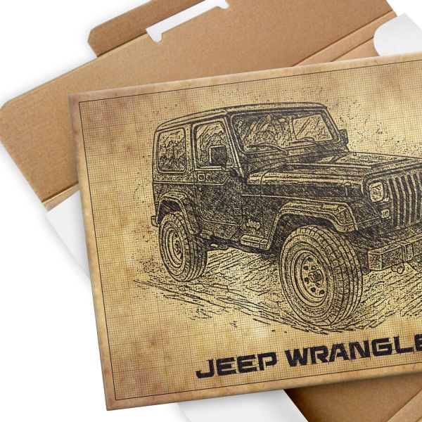 Jeep Wrangler drawn