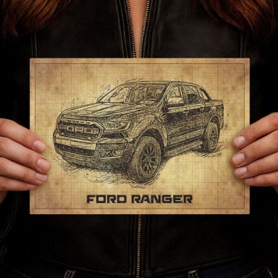 Ford Ranger drawn