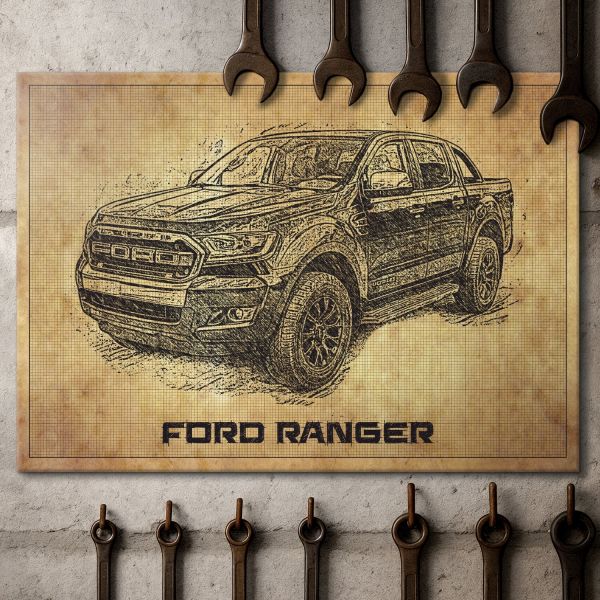 Ford Ranger drawn