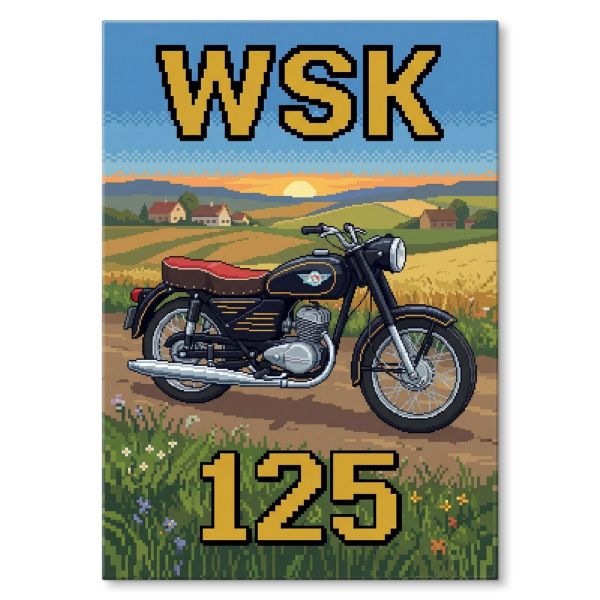 WSK 125 Retro Pixel Art