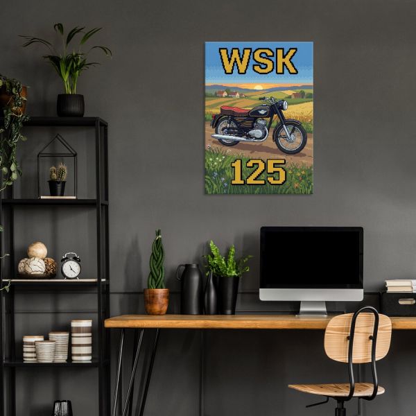 WSK 125 Retro Pixel Art