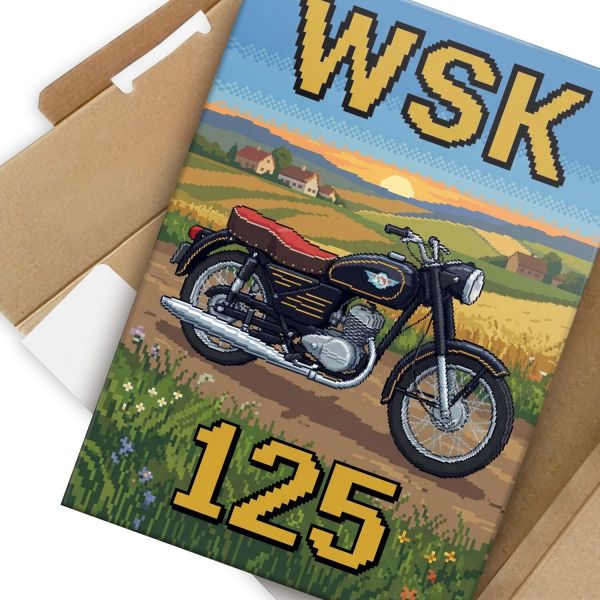 WSK 125 Retro Pixel Art
