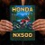 Honda NX500 Retro Pixel Art