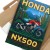 Honda NX500 Retro Pixel Art