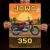 Jawa 350 Retro Pixel Art