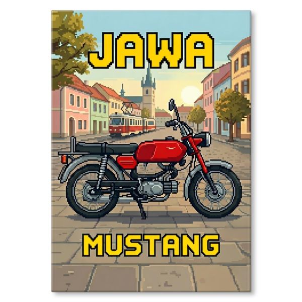 Jawa Mustang  Retro Pixel