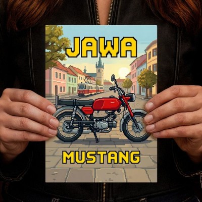 Jawa Mustang  Retro Pixel
