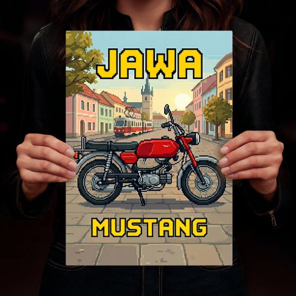 Jawa Mustang  Retro Pixel