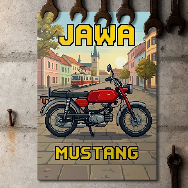 Jawa Mustang  Retro Pixel