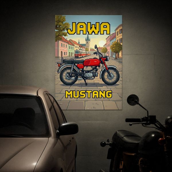 Jawa Mustang  Retro Pixel