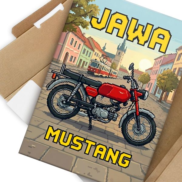 Jawa Mustang  Retro Pixel