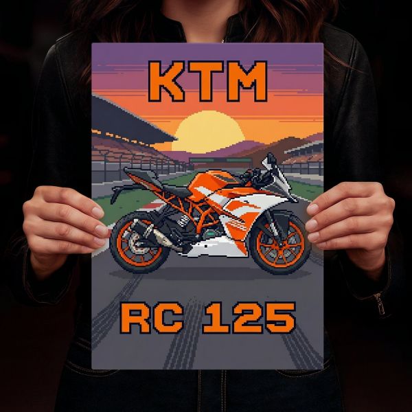 KTM RC 125 Retro Pixel