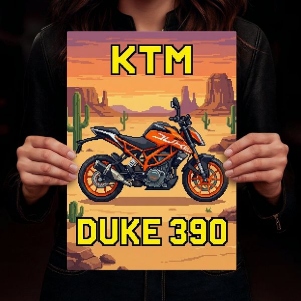 KTM DUKE 390 Retro Pixel