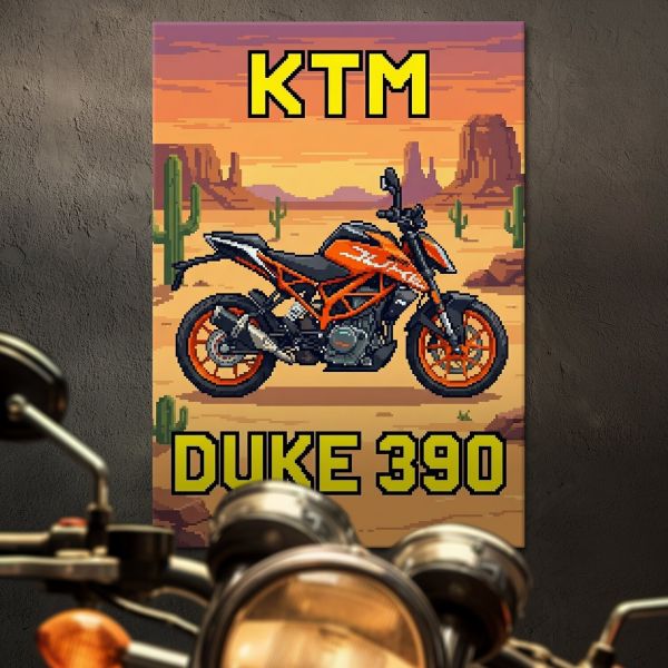KTM DUKE 390 Retro Pixel