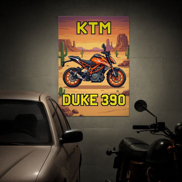 KTM DUKE 390 Retro Pixel