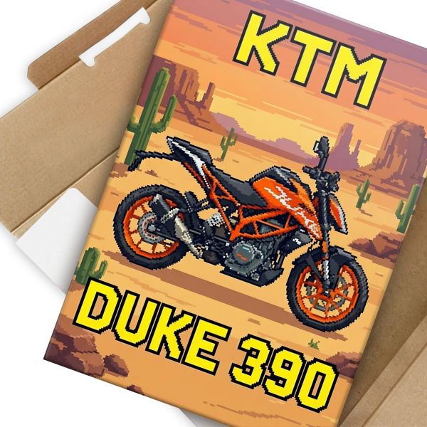 KTM DUKE 390 Retro Pixel