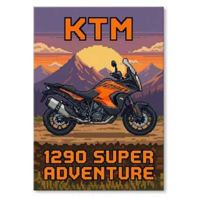 KTM 1290 SUPER ADVENTURE Retro Pixel