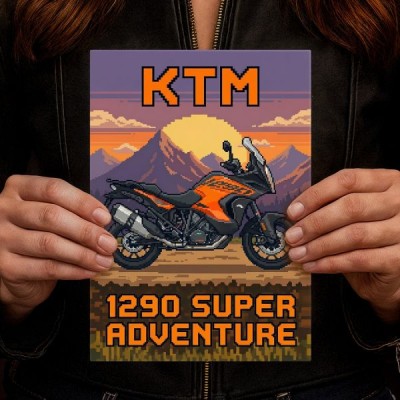 KTM 1290 SUPER ADVENTURE Retro Pixel