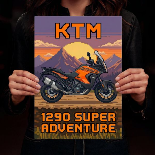 KTM 1290 SUPER ADVENTURE Retro Pixel
