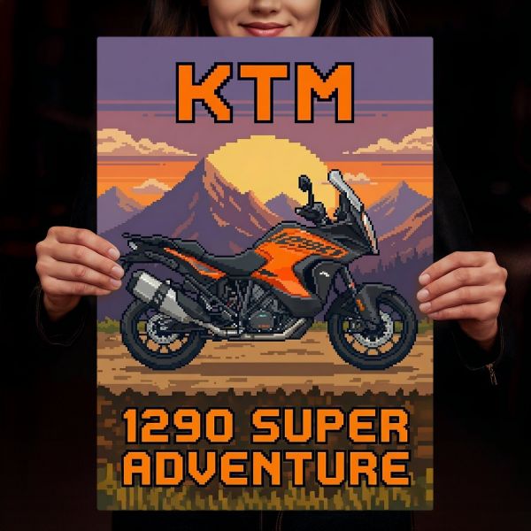 KTM 1290 SUPER ADVENTURE Retro Pixel