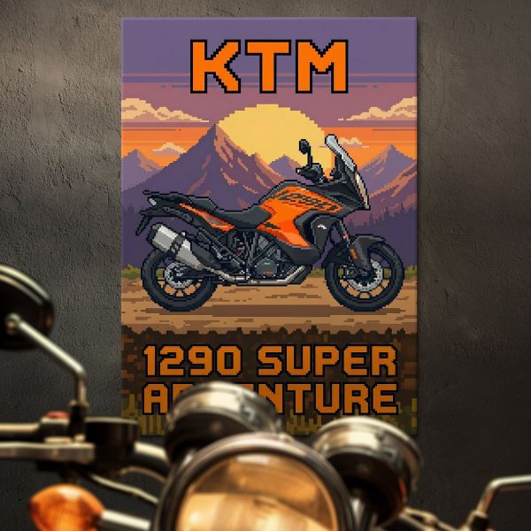 KTM 1290 SUPER ADVENTURE Retro Pixel