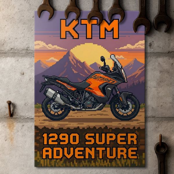 KTM 1290 SUPER ADVENTURE Retro Pixel