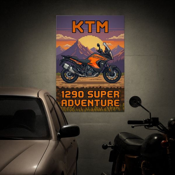 KTM 1290 SUPER ADVENTURE Retro Pixel