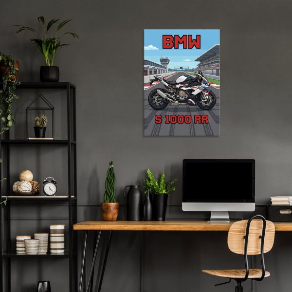 BMW S 1000 RR Retro Pixel