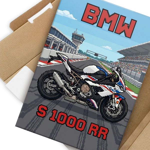 BMW S 1000 RR Retro Pixel