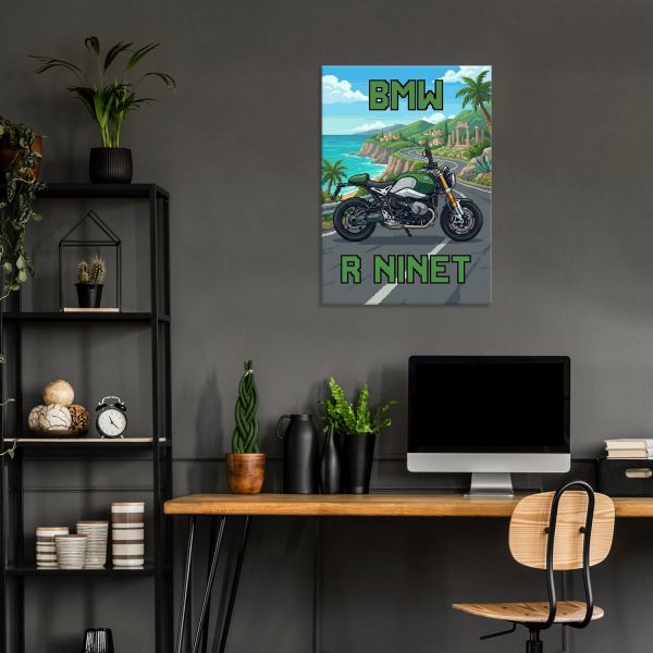 BMW R nineT Retro Pixel
