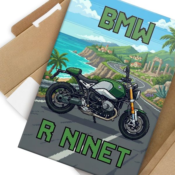 BMW R nineT Retro Pixel