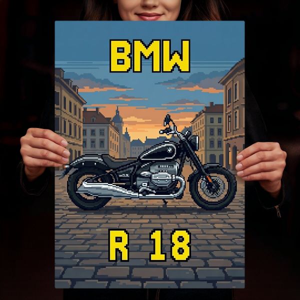 BMW R 18 Retro Pixel