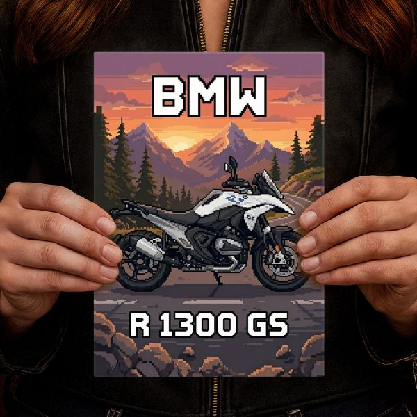 BMW R 1300 GS Retro Pixel