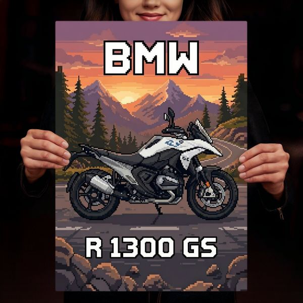 BMW R 1300 GS Retro Pixel