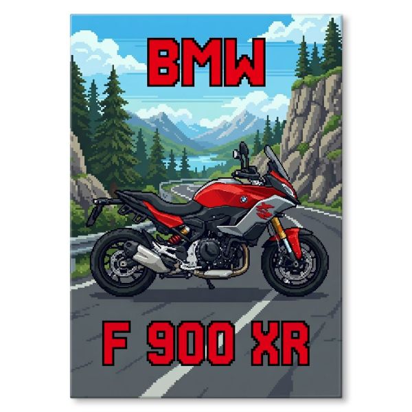 BMW F 900 XR Retro Pixel