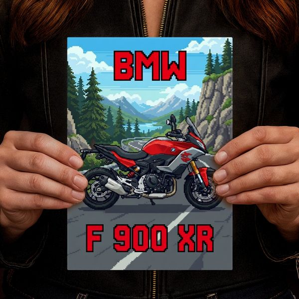 BMW F 900 XR Retro Pixel