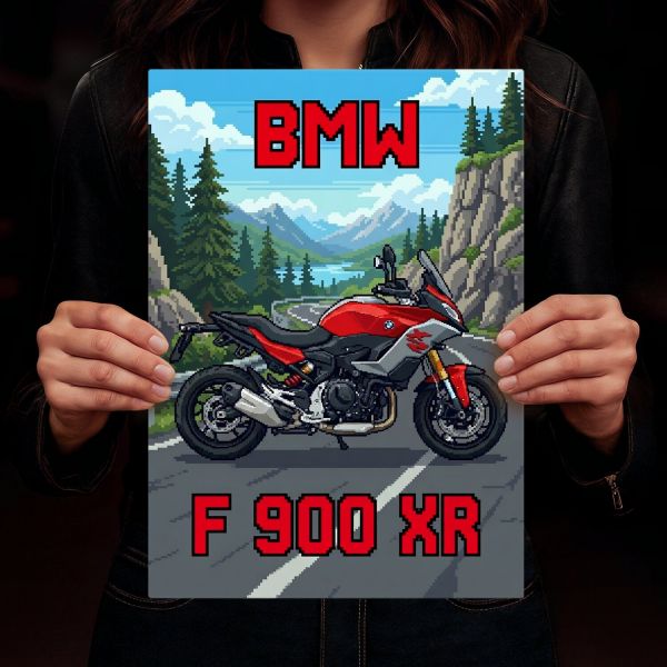 BMW F 900 XR Retro Pixel