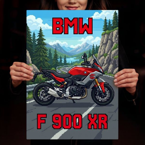 BMW F 900 XR Retro Pixel