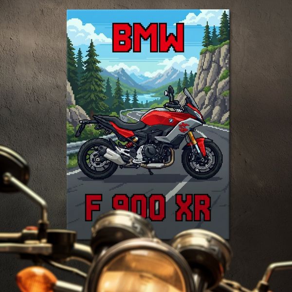 BMW F 900 XR Retro Pixel