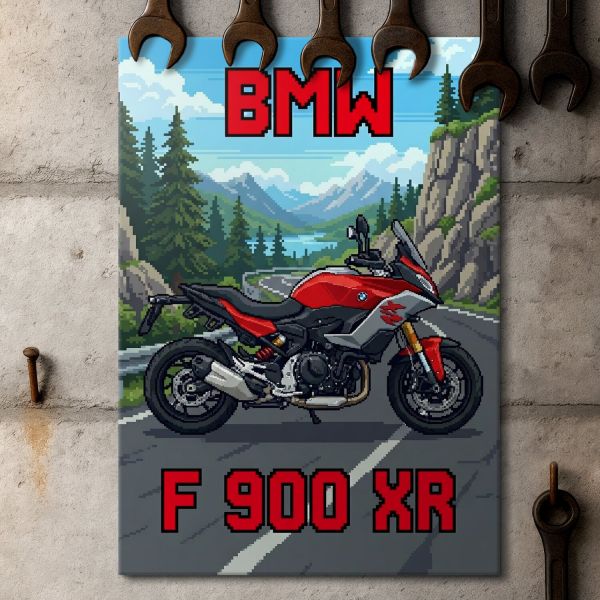 BMW F 900 XR Retro Pixel